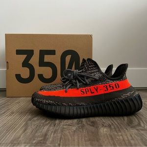 YEEZY • YZY 350 Carbon Beluga Sneakers
